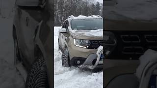 Duster in the snow duster duster4x4 renaultduster daciaduster renault dacia offroad [upl. by Copland36]