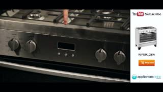 Freestanding Westinghouse Dual Fuel Oven Stove WFE912SA Review  Appliances Online [upl. by Annait]