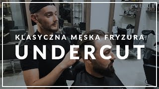 Klasyczna męska fryzura  ponadczasowy Undercut Low Fade [upl. by Mellins81]