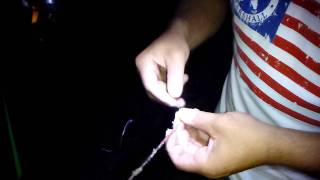 peche surfcasting comment mettre une cordelle [upl. by Lennor]