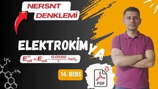 Nersnt Denklemi  Kimya ve Elektrik  14 Ders [upl. by Swigart769]