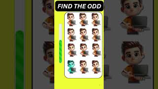 HOW GOOD ARE YOUR EYES 33  Find The Odd Emoji Out  Emoji Puzzle Quizshortsvideo quiz [upl. by Jumbala]