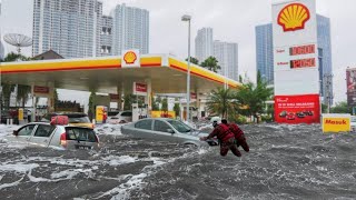 Seconds of the Great Flood Devouring Half of DKI Jakarta Today March 22 2024 [upl. by Steiner]