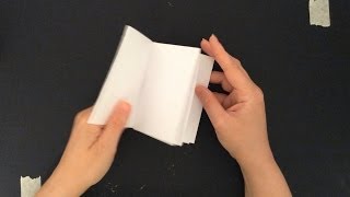 HOW TO MAKE A BOOK FROM A SINGLE SHEET OF PAPER [upl. by Camille]