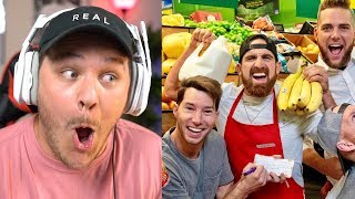 Grocery Store Stereotypes by Dude Perfect  Reaction [upl. by Deb]