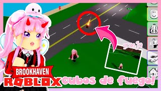 NUEVOS CUBOS DE FUEGO APARECEN POR TODO EL MAPA DE BROOKHAVEN ¿SON NEUMÁTICOS 🔥💀 ANIELICA ROBLOX [upl. by Diane]