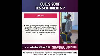 QUELS SONT TES SENTIMENTS   PASTEUR WILFRIED ZAHUI [upl. by Nnylirej]