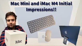 iMac and M4 Mac Mini first impressions YouTube [upl. by Llebanna]