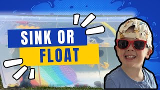 Sink or Float with Teddy  Science Experiment for kids  Adventures with Teddy [upl. by Aihsek387]