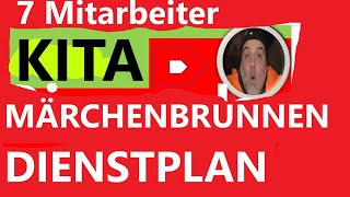 Excel Dienstplan Märchenbrunnen Dienstplan für Kitas und Heim  Monatsplanung [upl. by Monreal713]