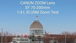 CANON ZOOM LENS EF 70200mm 14 L IS USM ZOOM TEST [upl. by Eleik]