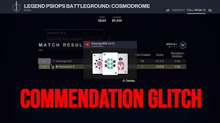 Commendation Glitch [upl. by Ahsiuqel]