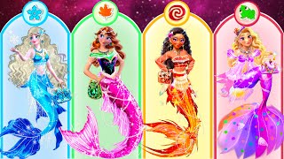 What Happens When Disney Princesses Become The Little Mermaid [upl. by Moureaux]