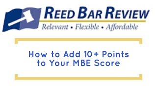 How to Add 10 Points on Your Multistate Bar Exam MBE [upl. by Haakon294]