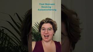 German Pronunciation Tip Final Obstruent Devoicing aka Auslautverhärtung [upl. by Ahsyekal]