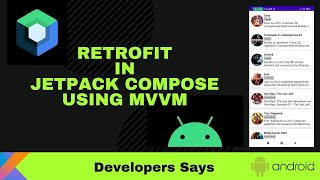 Retrofit Setup  MVVM with Recycler View in Jetpack Compose  Kotlin  Android  Retrofit [upl. by Schonfield]