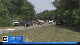 Human remains found in wooded area of Long Island [upl. by Francklin]