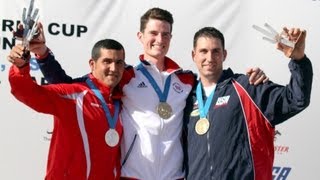 Finals Double Trap Men  ISSF Shotgun World Cup 2012 Tucson USA [upl. by Enitsua100]