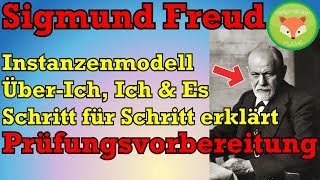 Sigmund Freud INSTANZENMODELL Ich Es ÜberIch PSYCHOANALYSE  Heilpraktiker Psychotherapie [upl. by Brittni]