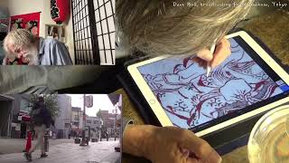 JapanesePrintmaking Twitch replay 2023 11 06 [upl. by Aelsel]