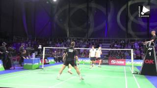 Danish Championships 2014 · MD Final  ConradKolding vs DaugaardChristiansen [upl. by Swetlana]