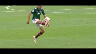 Hirving Lozano great ball control vs Brazil [upl. by Yanetruoc641]