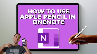 How To Use Apple Pencil in OneNote on iPad 2024 [upl. by Yesak]