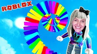 Roblox REGENBOGEN ENTKOMMEN  Really Easy Obby DAS SOLL EINFACH SEIN Nina scheitert am Labyrinth [upl. by Juta]