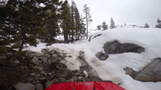 Rzr 900 at Little Sluice on the Rubicon Trail [upl. by Eiznikam]