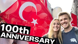 Republic of Türkiyes 100th Anniversary Celebration in Istanbul  Turkey Travel Vlog [upl. by Raamaj]