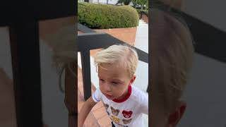 Cute Walking Videos Toddler strolling outside [upl. by Eilyr]