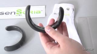 Sensoria Smart Socks Demo A Fitness Device to Improve Your Running [upl. by Sirrom]