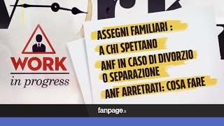 Assegni familiari tutto sulla normativa degli ANF [upl. by Salangi]