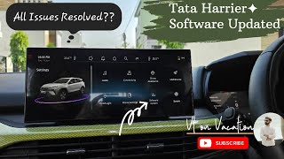 Tata Harrier Software Update All issues resolved [upl. by Genesia472]