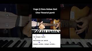 Cinta dalam hati  gitar tutorial part2 cintadalamhati unguband gitartutorial gitar [upl. by Grieve]