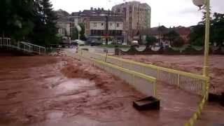 Paraćin poplave  reka Crnica kod Petrusa 15 maj 2014 [upl. by Zsa Zsa]