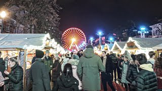 Brussels Christmas Markets 2023  Evening Walk in 4K  DJI Osmo Pocket 3 Winter Wonders [upl. by Lehar]