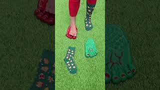 Funny Christmas socks 🧑‍🎄 love christmas funnyvideo [upl. by Emmey767]