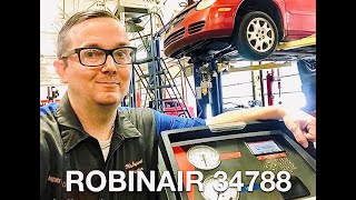 Technician Training Series How to use the Robinair 34788 Air Conditioning Recovery Machine [upl. by Annayehc]