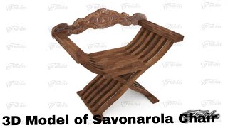 Review of 3D Model of Savonarola Chair [upl. by Iseabal]