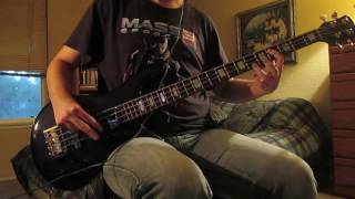 Warpaint  The Stall Bass Cover Tabs in Description [upl. by Kliment]