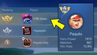 FINALLY TOP 1 GLOBAL PAQUITO BUILD AND EMBLEM TUTORIAL  Mobile Legends [upl. by Rufe]