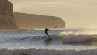 SUP foil surfing dawn patrol [upl. by Charie]