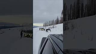 2021 GMC SIERRA AT4 35S SNOW WHEELING shorts shortvideo [upl. by Eirena768]