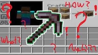 How to make a netherite pickaxe in minecraft [upl. by Ariada]