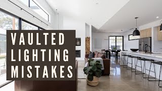 Avoid These Vaulted Ceiling LIGHTING Mistakes for a Perfectly Lit Space [upl. by Nay]