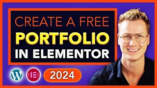 Create An Impressive Portfolio Using Wordpress And Elementor [upl. by Bertolde]