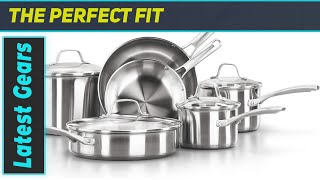 Calphalon Stainless Steel Cookware Set The Best BudgetFriendly Option for Every Kitchen [upl. by Assirod]