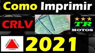 COMO IMPRIMIR O DOCUMENTO 2021 DO VEÍCULO  DETRANMG [upl. by Sidon]