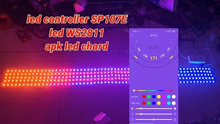 merakit led controller SP107E WS2811 180 mode running led [upl. by Kathryne]